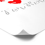 Funny I Have A Heart On For Her Valentine’s Day He Poster (Hoek)