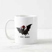 Funny I Have Rabies Christmas Bat Matching Holiday Koffiemok (Links)