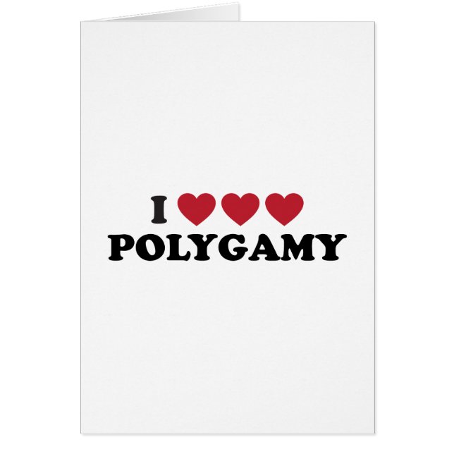 Funny I Heart Polygamy (Voorkant)