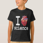 Funny - I Heart Science T-shirt<br><div class="desc">I Love Science</div>