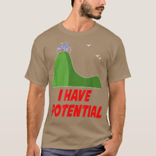 FUNNY I HEB POTENTIAL S Physics Science Teacher G T-shirt
