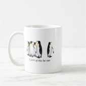 Funny I Just Gotta Be Me Penguin Quote Spheniscida Koffiemok (Links)