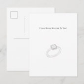 Funny I Love Being Married To You Quote Card Briefkaart (Voorkant / Achterkant)