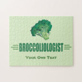 Funny I Love Broccoli BROCCOLIOLOGIST Legpuzzel (Horizontaal)