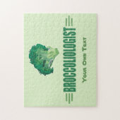 Funny I Love Broccoli BROCCOLIOLOGIST Legpuzzel (Verticaal)