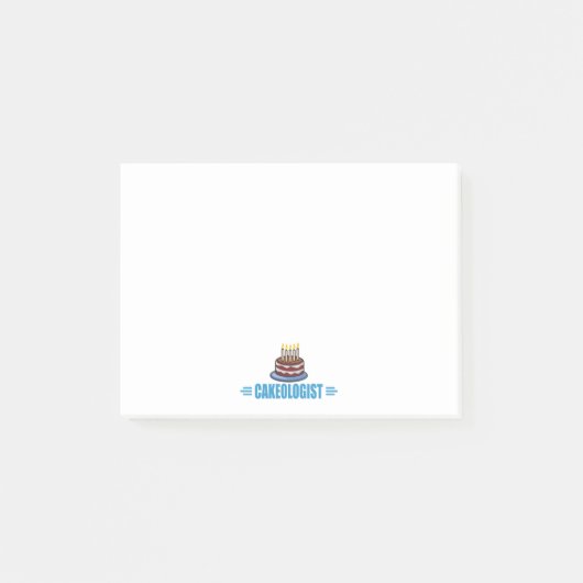 Funny I Love Cake Post-it® Notes (Voorkant)