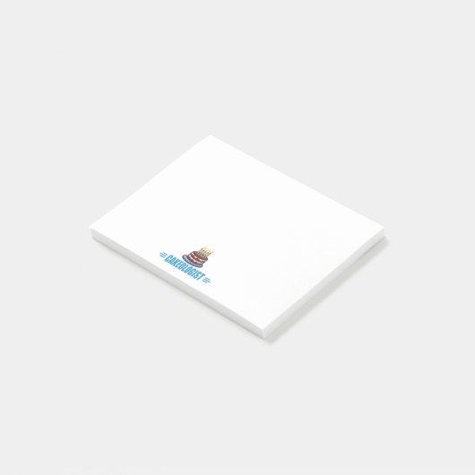 Funny I Love Cake Post-it® Notes (Schuin)