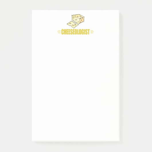 Funny I Love Cheese Post-it® Notes (Voorkant)