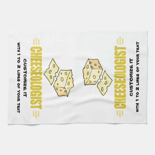 Funny I Love Cheese Theedoek (Horizontaal)