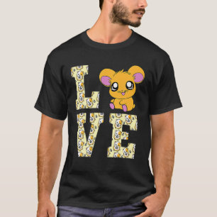 Funny I Love Hamsters Cadeau Cute Hamster Pet Lov T-shirt