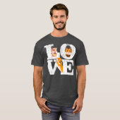 Funny I Love Hamsters Gift Cute Hamster Pet T-shirt (Voorkant volledig)