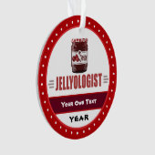 Funny I Love Jelly Ornament (voorkant)