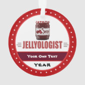 Funny I Love Jelly Ornament (achterkant)
