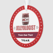 Funny I Love Jelly Ornament (voorkant)