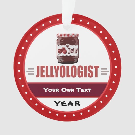 Funny I Love Jelly Ornament (voorkant)