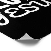 Funny I Love Jesus - Jesus Love You Christian Fait Poster (Hoek)