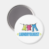 Funny I Love Laundry Magneet (Voorkant / Achterkant)