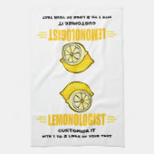 Funny I Love Lemons Theedoek (Verticaal)