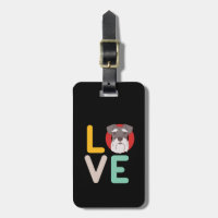 Funny I Love Miniature Schnauzer I Heart Hondenlie