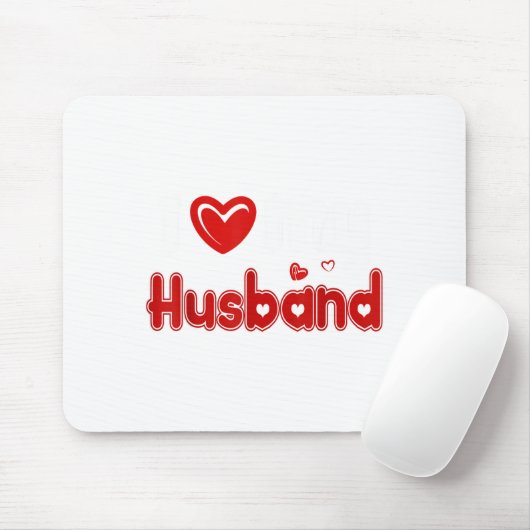 Funny I Love My Husband  Muismat (Met muis)