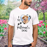 Funny I Love My Vriendin Dog Cute Pet Photo T-shirt<br><div class="desc">Wie hou je echt van? Je vriendin of haar hond. Geef het perfecte cadeau aan je vriendje deze Valentijnsdag met dit grappige shirt van het hondenliefje! Een moet hebben voor elk hondenliefhebber, hondenmam en hondenvader. Een leuke draai op mijn Vriendin, dit shirt citeert: "Ik hou van mijn Vriendin hond" ......</div>