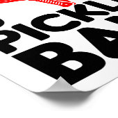 Funny I Love Pickleball Heart Poster (Hoek)