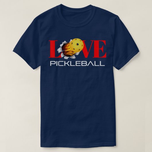 Funny I Love Pickleball T-shirt (Design voorkant)