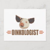 Funny I Love Pigs Briefkaart (Voorkant)