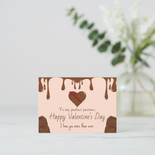 Funny I Love The Dog Pet Valentijnsdag Holiday Ca Notitiekaartje