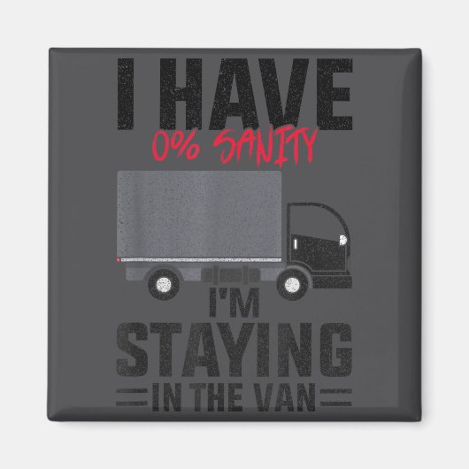 Funny I’m Staying In The Van Phasmophobia Gamer Me Magneet (Voorkant)