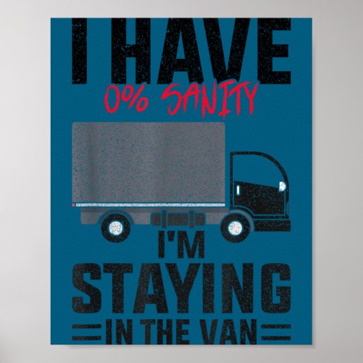 Funny I’m Staying In The Van Phasmophobia Gamer Me Poster (Voorkant)