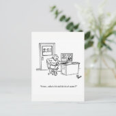 Funny I.R.S. Humor Briefkaart (Staand voorkant)