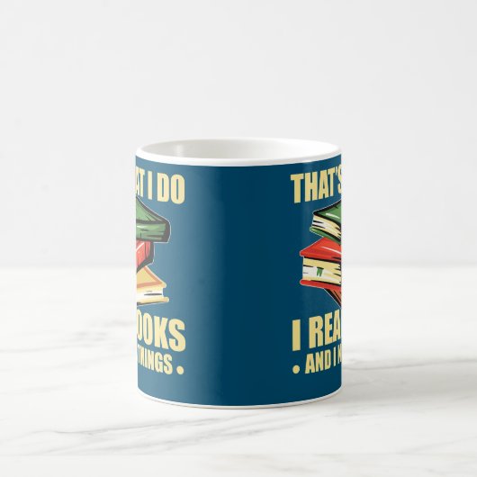 Funny I Read Books Koffiemok (Center)