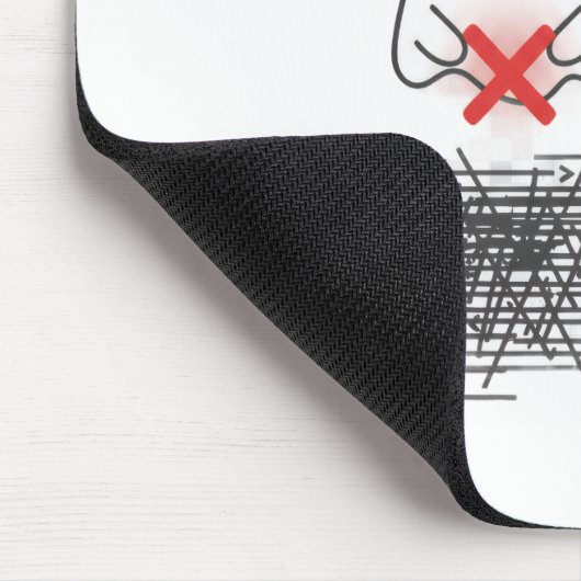 Funny I See Dead Code Programmer Mouse Pad Muismat (Hoek)