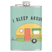 Funny I Sleep rond RV Camper Heupfles (Voorkant)