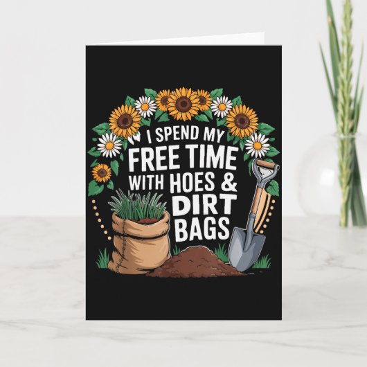 Funny I Spend My Free Time With Cute Ss Cute Sss A Kaart (Voorkant)