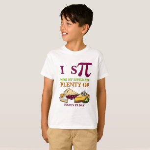 Funny I SPY PLENTY PIE Happy Pi Day Kinder T-shirt