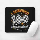 Funny I Survived 100 Days Of School Student Teache Muismat (Met muis)
