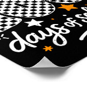 Funny I Survived 100 Days Of School Student Teache Poster (Hoek)