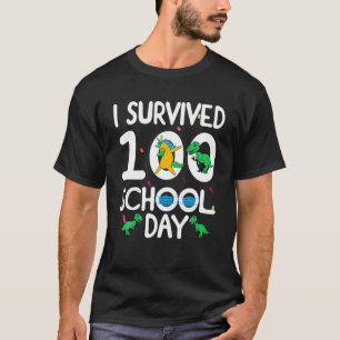 Funny I-Survived 100 gemaskerde schooldagen-Unicor T-shirt