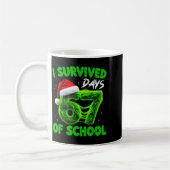Funny I Survived 67 Days Of School Christmas Kids Koffiemok (Links)