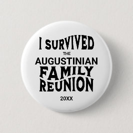 Funny I Survived Family Reunion Ronde Button 5,7 Cm