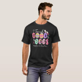 Funny I Teach Good Eggs 1st Grade Teacher Easter M T-shirt (Voorkant volledig)