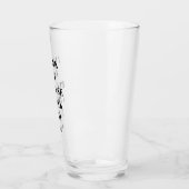 Funny I work out Gym Exercise Quote Personated Glas (Links)