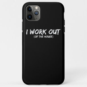 Funny I Workout Shirt for Gym Rats - Quarantine Case-Mate iPhone Case