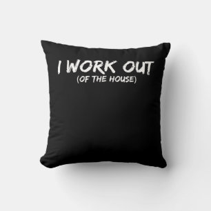 Funny I Workout Shirt for Gym Rats - Quarantine Kussen