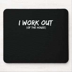 Funny I Workout Shirt for Gym Rats - Quarantine Muismat