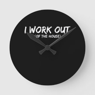 Funny I Workout Shirt for Gym Rats - Quarantine Ronde Klok