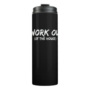 Funny I Workout Shirt for Gym Rats - Quarantine Thermosbeker