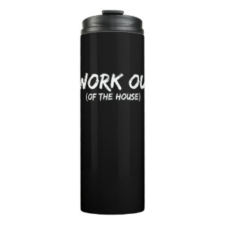 Funny I Workout Shirt for Gym Rats - Quarantine Thermosbeker